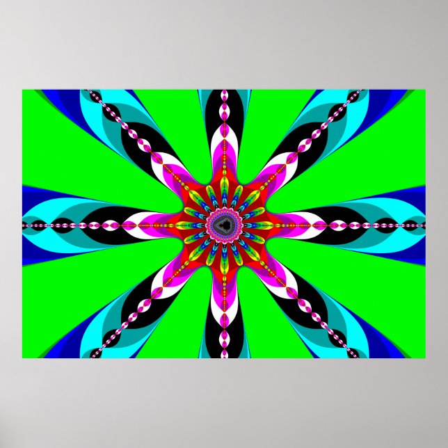 Kaleidozon - Fractal Poster (Framsidan)