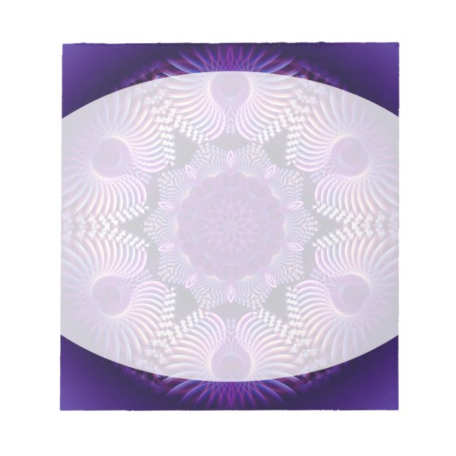 Kalejdoskop Apophysis Blomma I Anteckningsblock (Framsida)