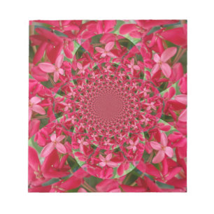 Kalejdoskop: Blood Milkweed Flower Art Anteckningsblock