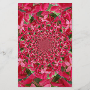 Kalejdoskop: Blood Milkweed Flower Art Brevpapper