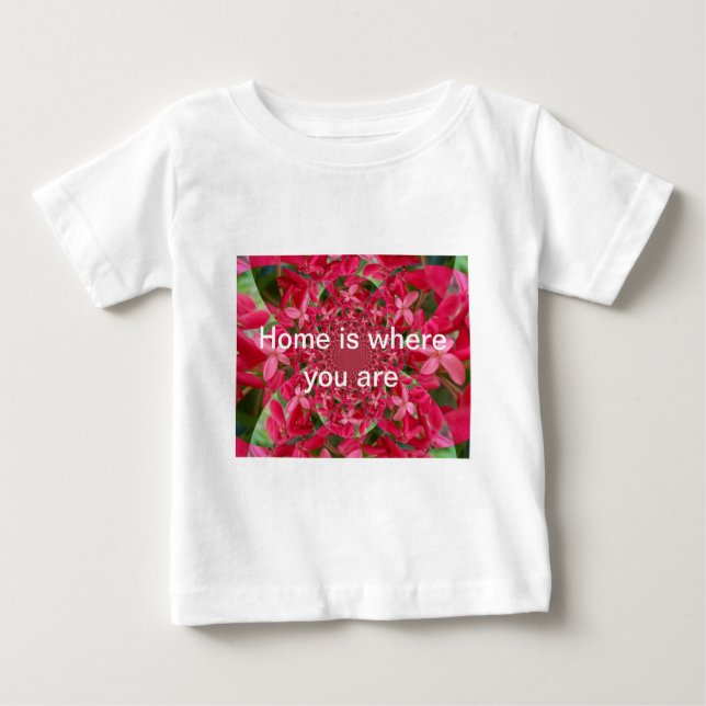 Kalejdoskop: Blood Milkweed Flower Art T Shirt (Framsida)