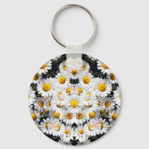 Kalejdoskop Daisies Mönster Nyckelring