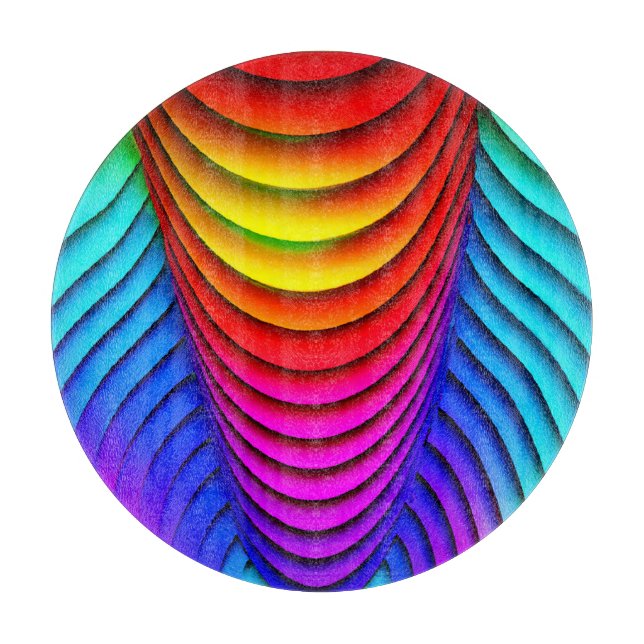 Kalejdoskop Färg 3D Mönster (Framsidan)