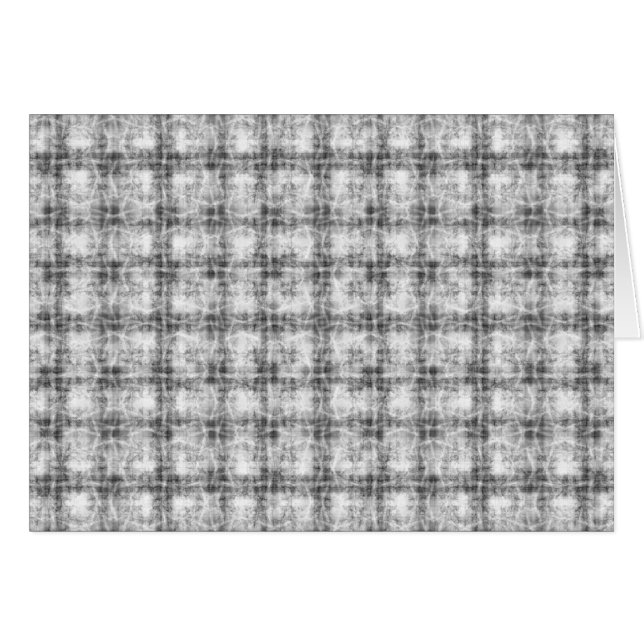Kalejdoskop Grå Hälsningskort (Framsidan Horizontal)