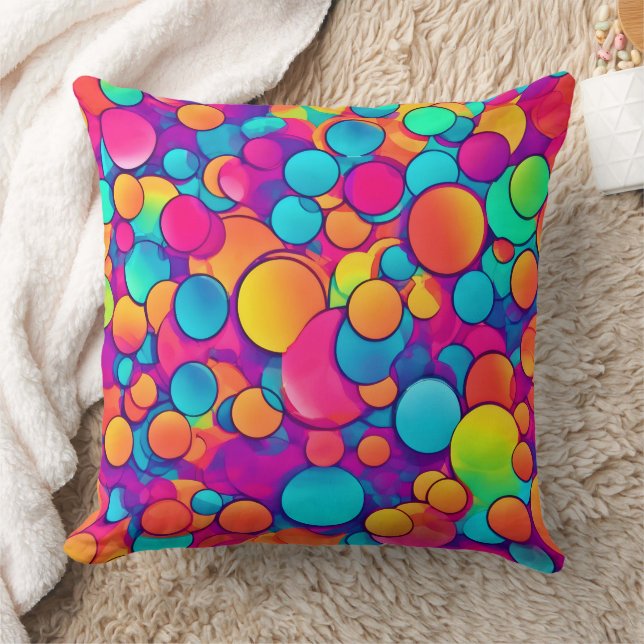 Kalejdoskop i cirkulära drömmar kudde (Filt)