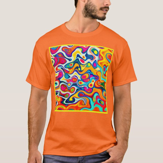 Kalejdoskop i Färg T Shirt (Framsida)