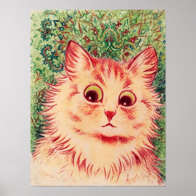 Kalejdoskop katt, Louis Wain Poster (Framsidan)