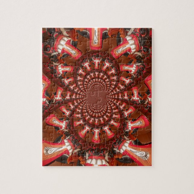 Kalejdoskop Tunga Konsttryck/Grafik Pussel (Vertikal)