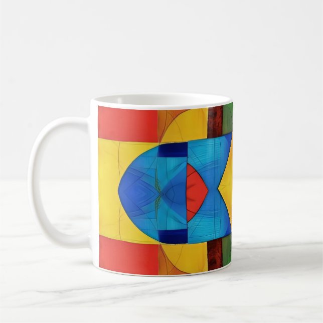 Kalejdoskopgeometri Kaffemugg (Vänster)