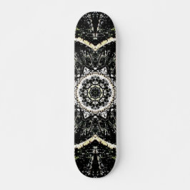 Kalejdoskopisk gotik mini skateboard bräda 18,5 cm