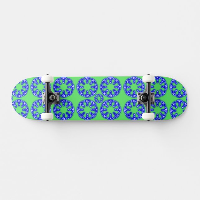 Kalejdoskopiska tryck  mini skateboard bräda 18,5 cm (Horz)