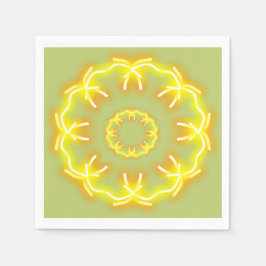 Kalejdoskopiska tryck pappersservett