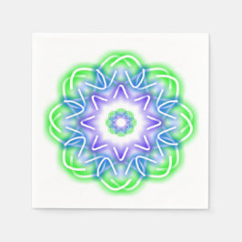 Kalejdoskopiska tryck pappersservett