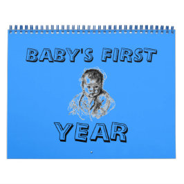 KALENDAR BABYS FÖRSTA ÅRET LÄGG TILL FOTOS PERSONA KALENDER