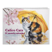 Kalendar med kalico-katter