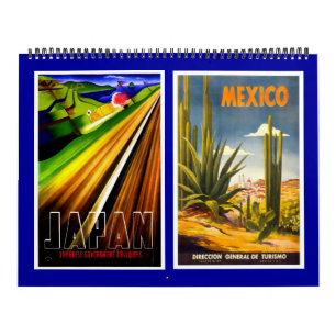 Kalendar Vintage Resa Posters Kalender