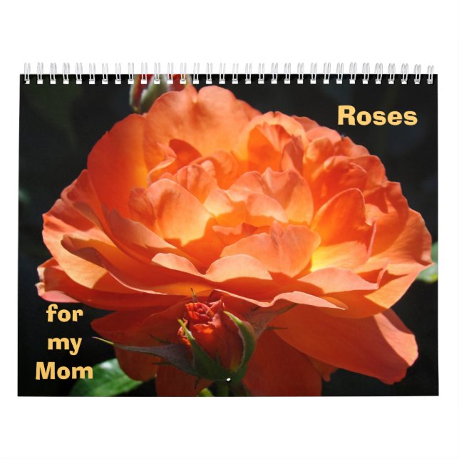 Kalendarer anpassade Rosor till min mamma Blomster Kalender (Omslag)