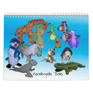 Kalender - 1 2 Månader av Dockor