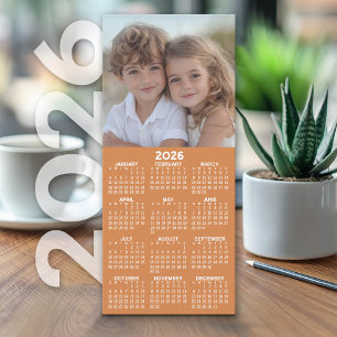 Kalender 1 Fotokollage - Kan redigera Färg - kort