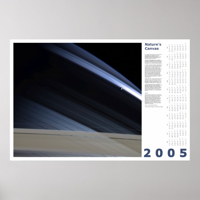 Kalender 2005: Naturens arbetsyta Poster (Framsidan)