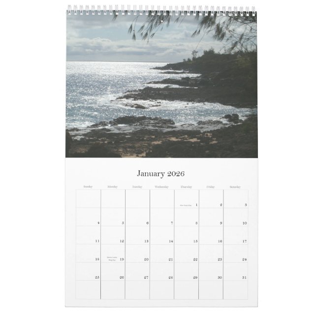 Kalender 2007:  Kauai ö (Jan 2026)