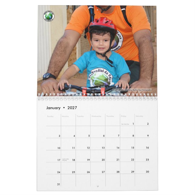 Kalender 2010 för världsRabiesdag (Jan 2027)