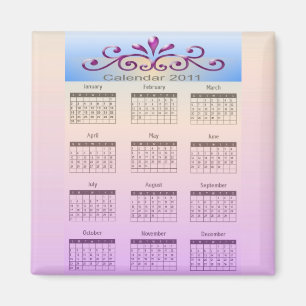 Kalender 2011 Magnet