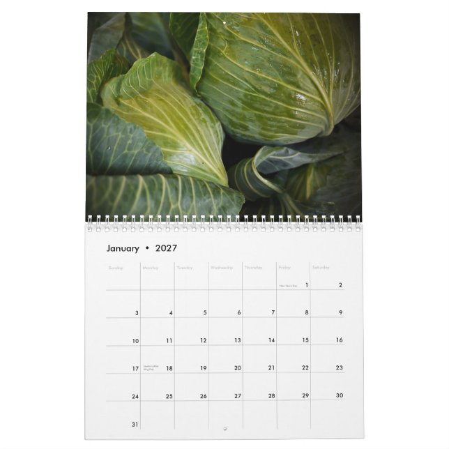 Kalender 2011 - Veggies och frukt (Jan 2027)