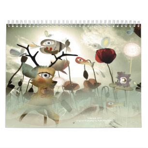 Kalender 2011 Whimsical transparens och färg