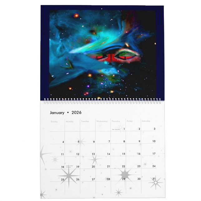 Kalender 2012 - Betelgeuse och Mintaka (Jan 2026)
