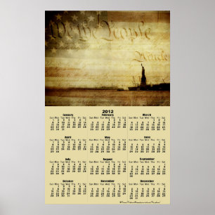 Kalender 2012 oss folket affisch