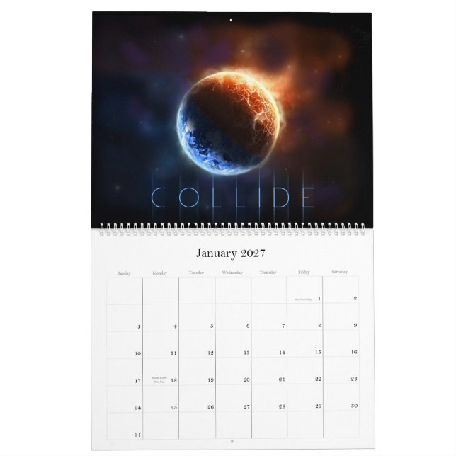 Kalender 2012: Tid, Utrymme och Nya världar (Jan 2027)