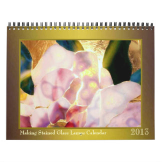 Kalender 2013 för danandemålat glasslampor