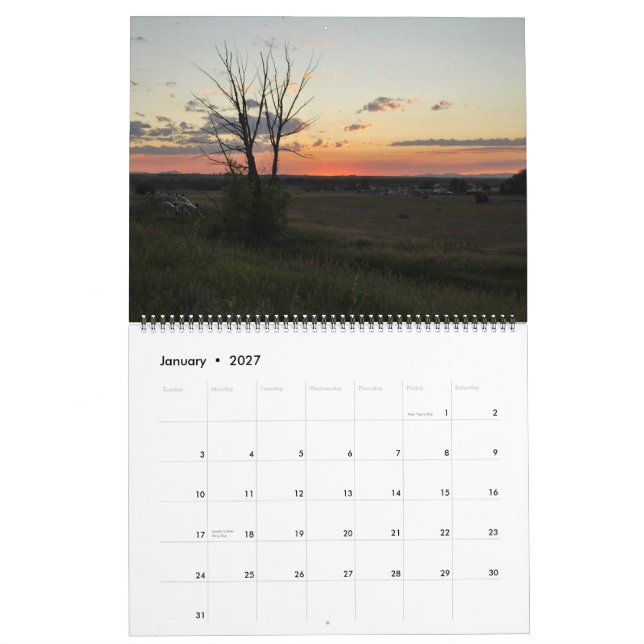 Kalender 2013 för fotografi för Montana (Jan 2027)