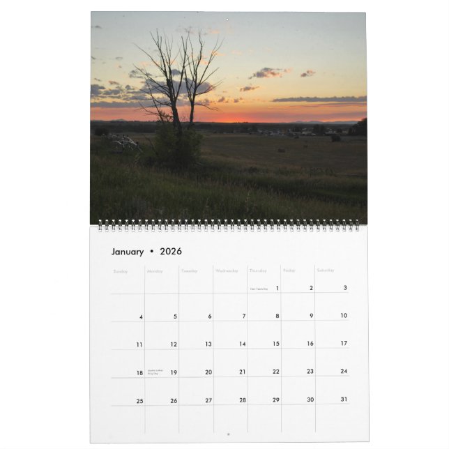 Kalender 2013 för fotografi för Montana (Jan 2026)