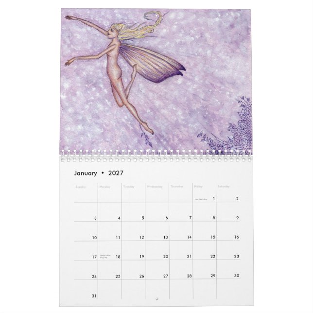 Kalender 2013 för Julia kockfantasi (Jan 2027)