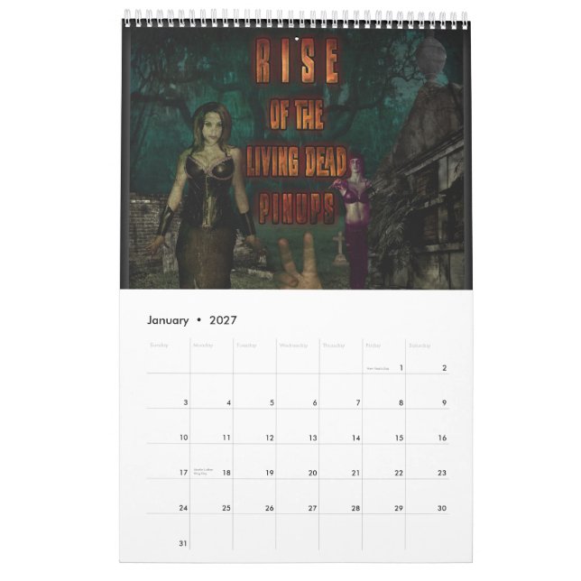 Kalender 2013 för monster för Lycan (Jan 2027)