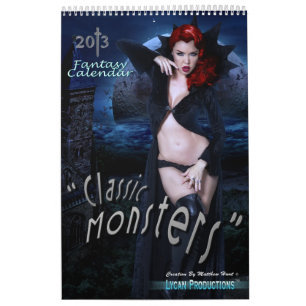 Kalender 2013 för monster för Lycan