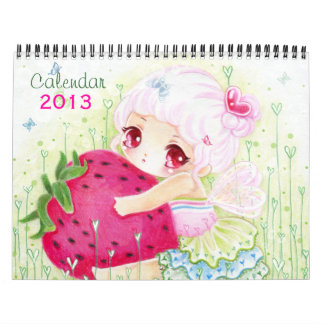Kalender 2013 - Härliga animechibiflickor