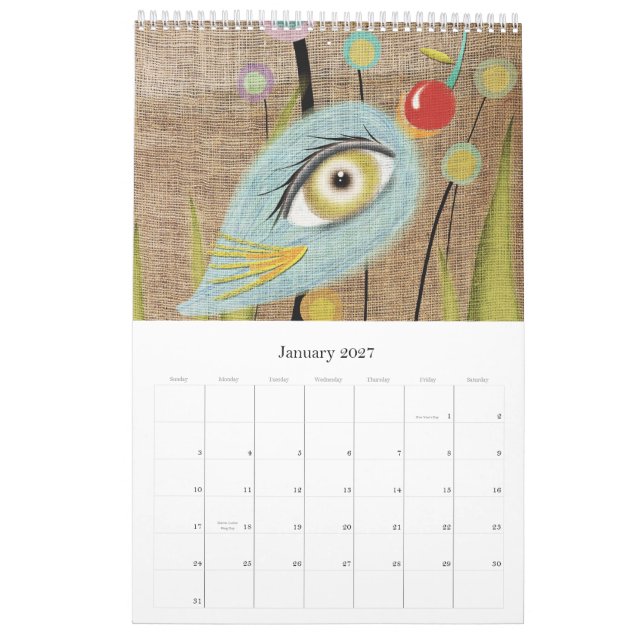 Kalender 2013 - Rupydetquila illustrationer (Jan 2027)