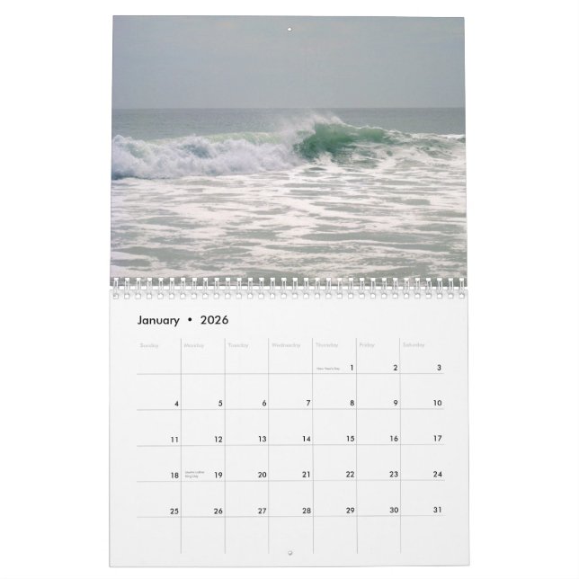Kalender 2013 vid havet (Jan 2026)