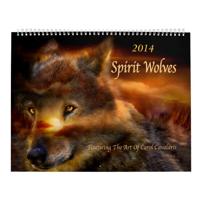 Kalender 2014 för andevargkonst (Omslag)