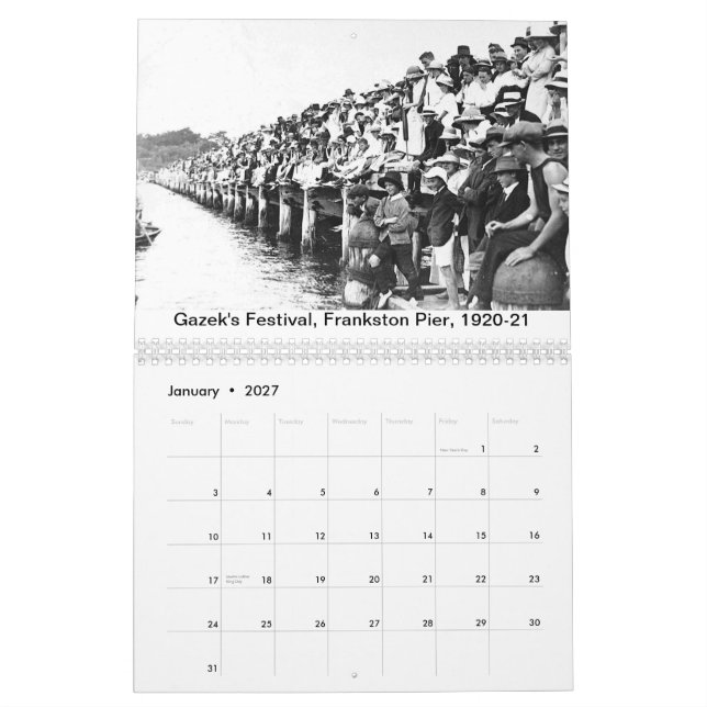 Kalender 2014 för Frankston stadsbibliotek (Jan 2027)