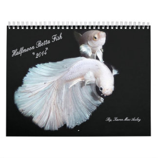 Kalender 2014 för HalfmoonBetta fisk