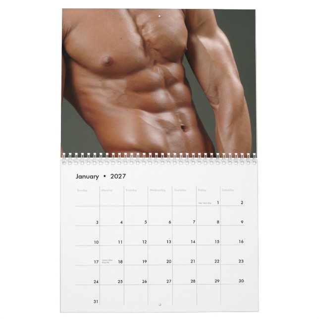 Kalender 2014 för Justin Woltering bildervägg (Jan 2027)
