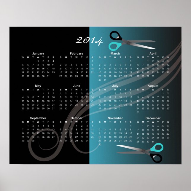 Kalender 2014 poster (Framsidan)