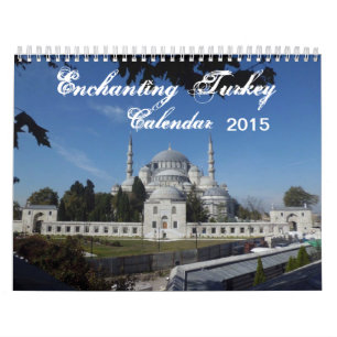 Kalender 2015 av att tjusa Turkiet