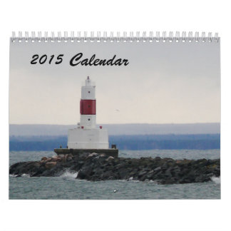 Kalender 2015 av kusterna av Marquette MI