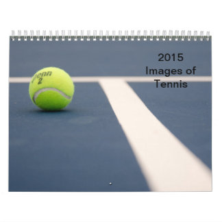 Kalender 2015:  Bilder av tennis