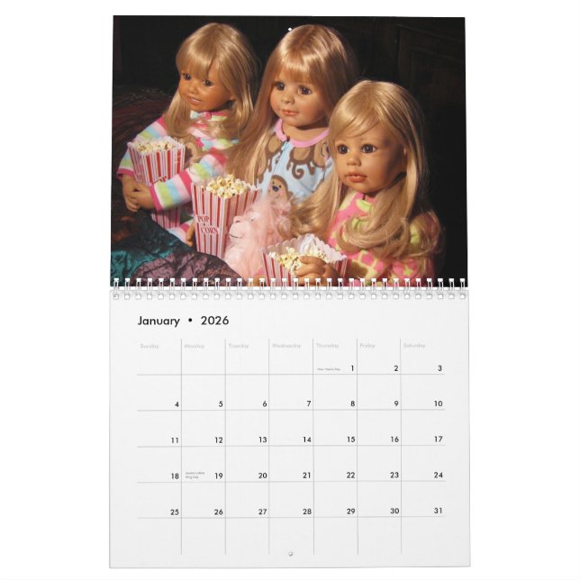 Kalender 2015 för mästerverkdockafoto (Jan 2026)